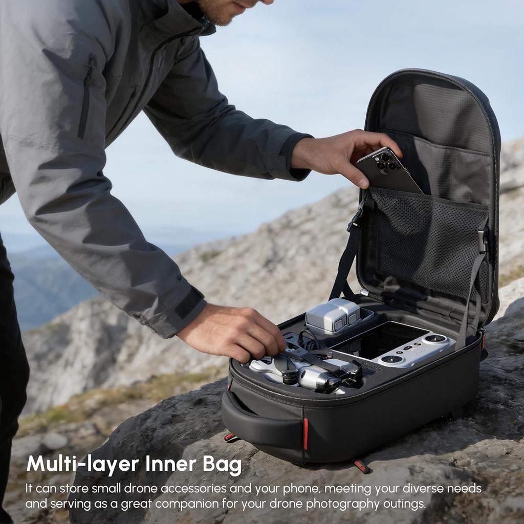 Waterproof Hard Carrying Backp - Drone Dji Rc Pro 2 recension och pris