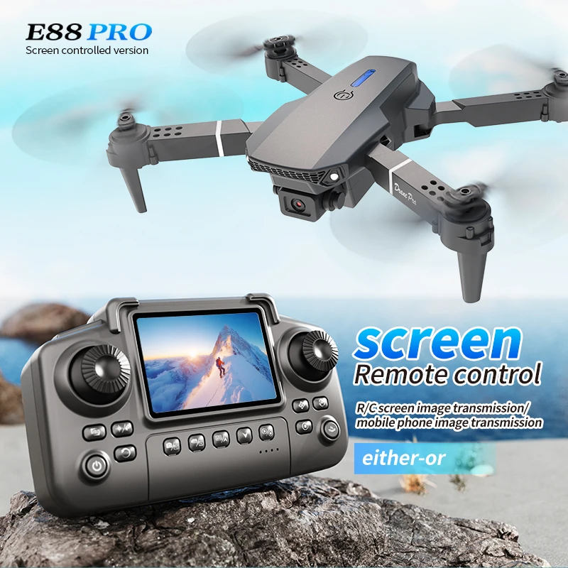 Professional E88 PRO Drone wit - Drone Rc Holder recension och pris