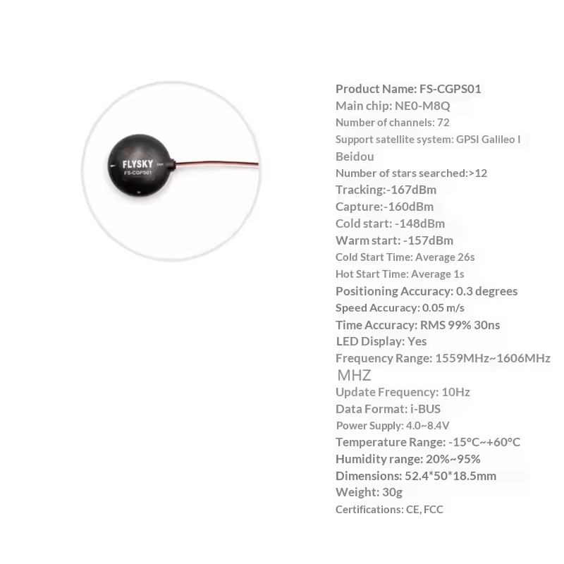 Flysky FS-G11P GPS FS-CGPS01 7 - Plane Drone Rc recension och pris