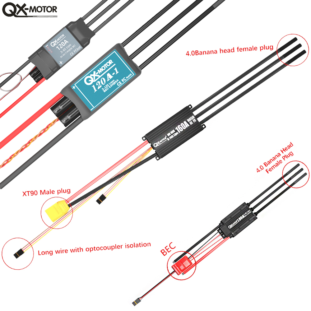 QX-MOTOR Brushless ESC series  - Rc Boat Brushless Motor recension och pris