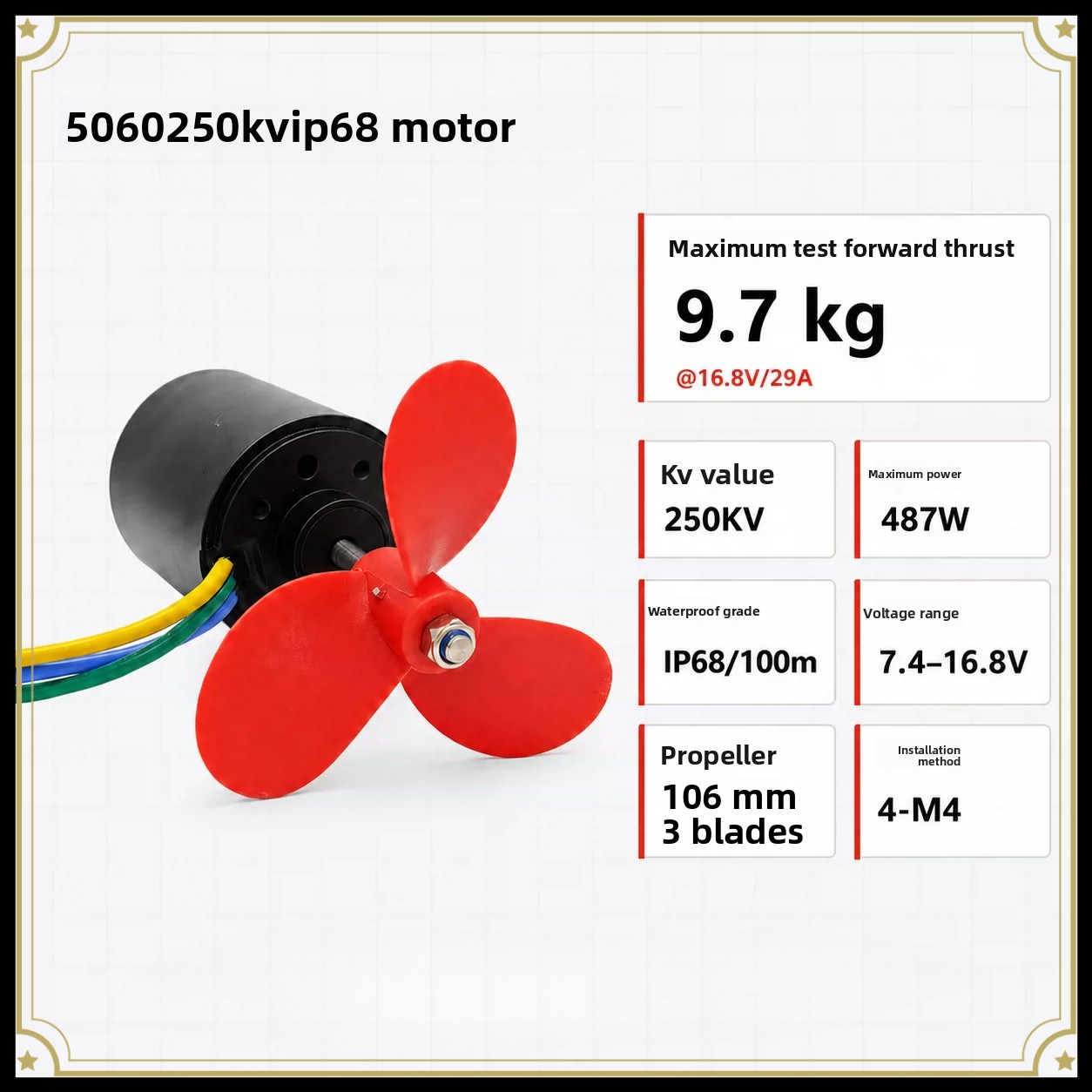 A5060 Waterproof Brushless Mot - Rc Boat Brushless Motor recension och pris