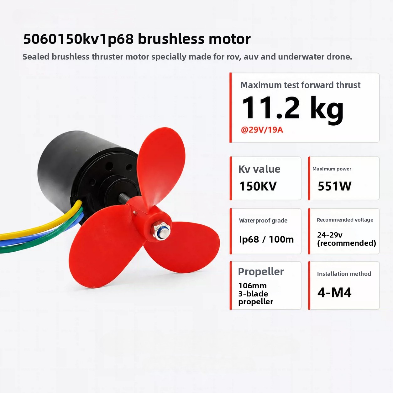 A5060 Waterproof Brushless Mot - Rc Boat Brushless Motor recension och pris