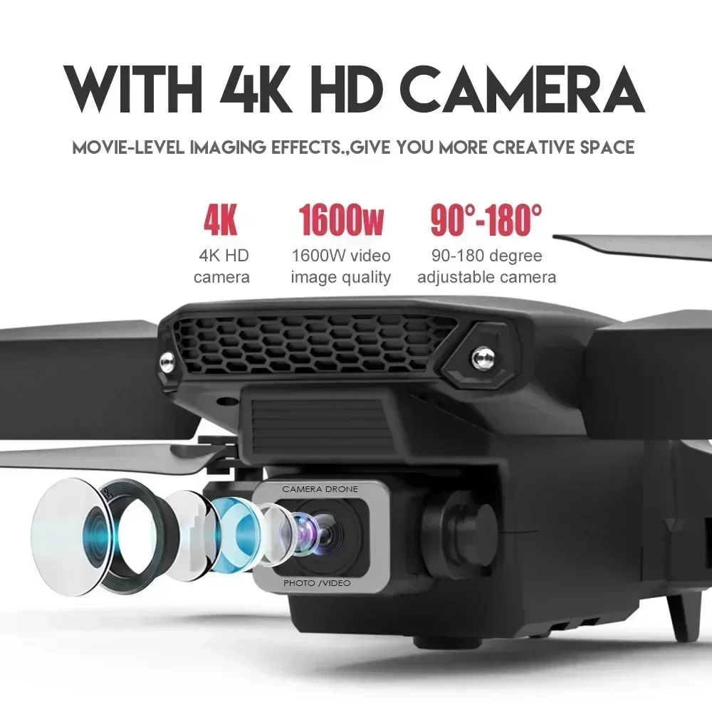 E88 Pro WIFI FPV Drone Wide An - Drone Rc Holder recension och pris