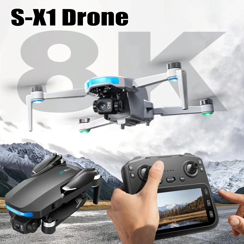 Original S-X1 Drone 8K HD Prof - Drone Rc Land recension och pris