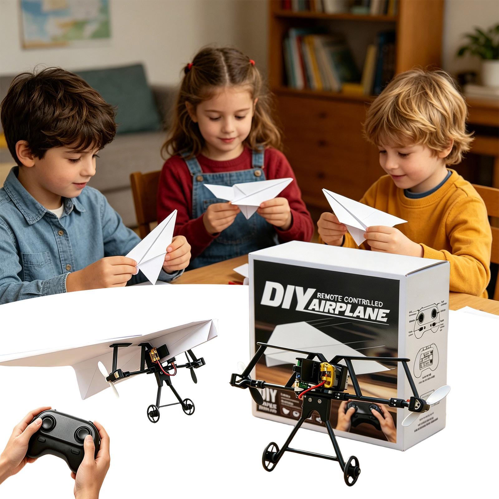 DIY RC Paper Airplane Kit Plan - Plane Drone Rc recension och pris