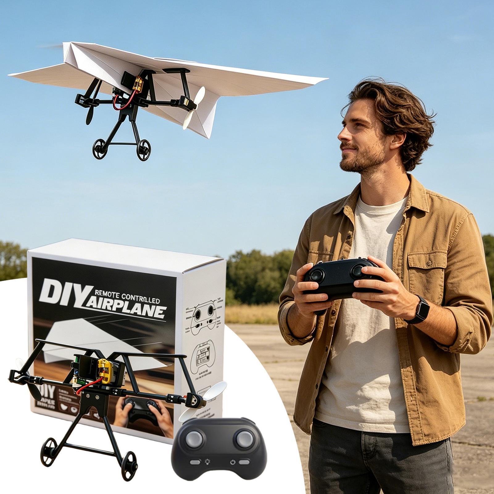 DIY RC Paper Airplane Kit Plan - Plane Drone Rc recension och pris