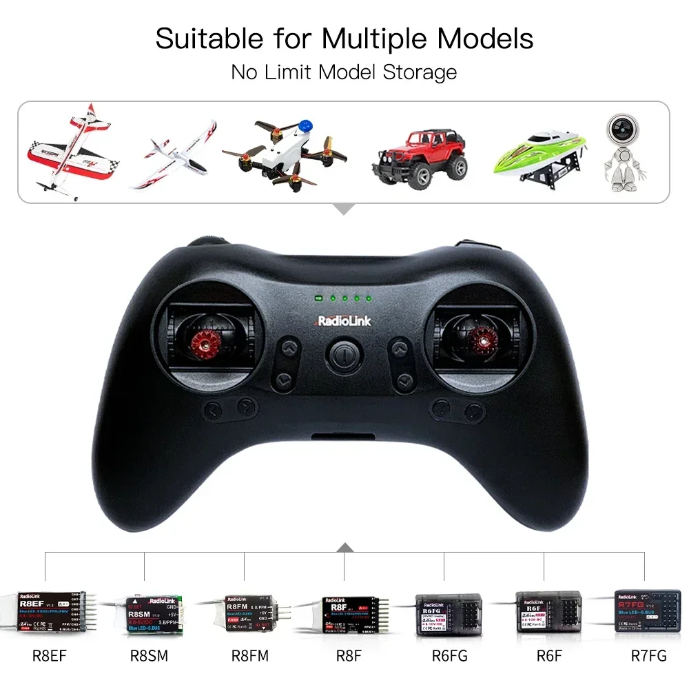 Radiolink New T8S 2.4G 8 Chann - Drone Rc Game recension och pris